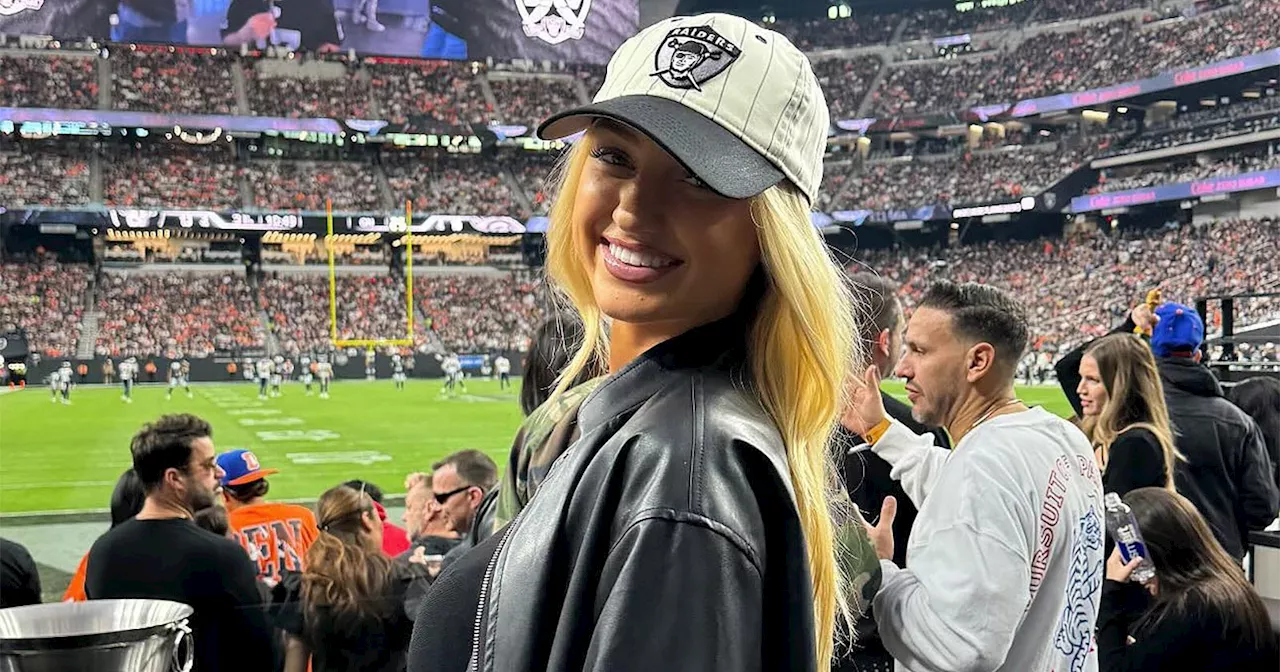 Viral Ring Girl Sydney Thomas Attends NFL Game in Revealing Outfit