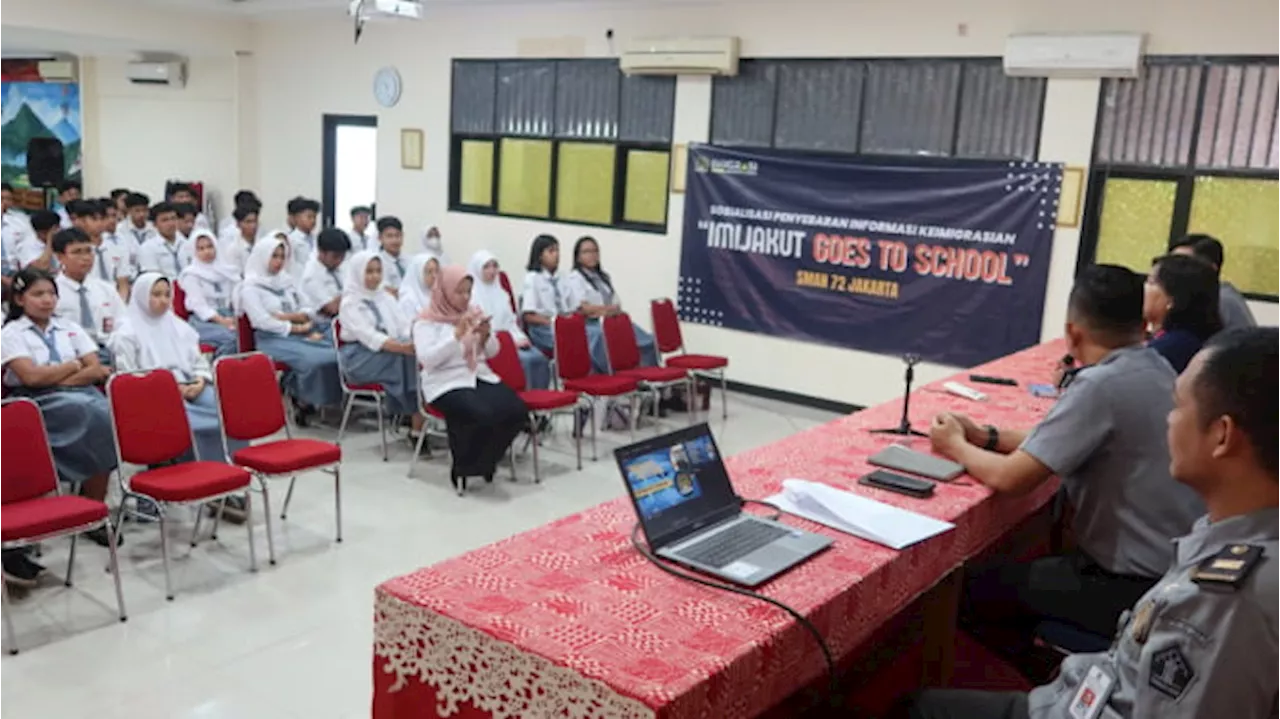 Imigrasi Jakut 'Goes to School' Sosialisasi Keimigrasian dan Peluang Sekolah Kedinasan