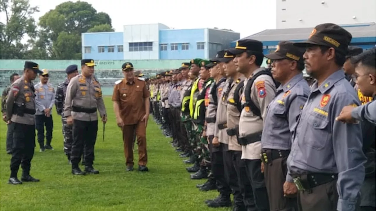 Jelang Pemungutan Suara, Ribuan Personel Gabungan Mulai Disiagakan di TPS Kota Malang