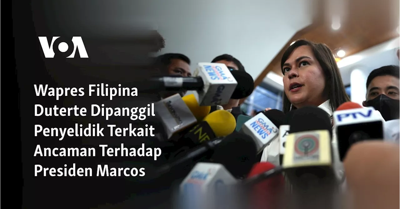 Marcos Jr. Menyerukan Aksi Hukum Terhadap Ancaman Duterte