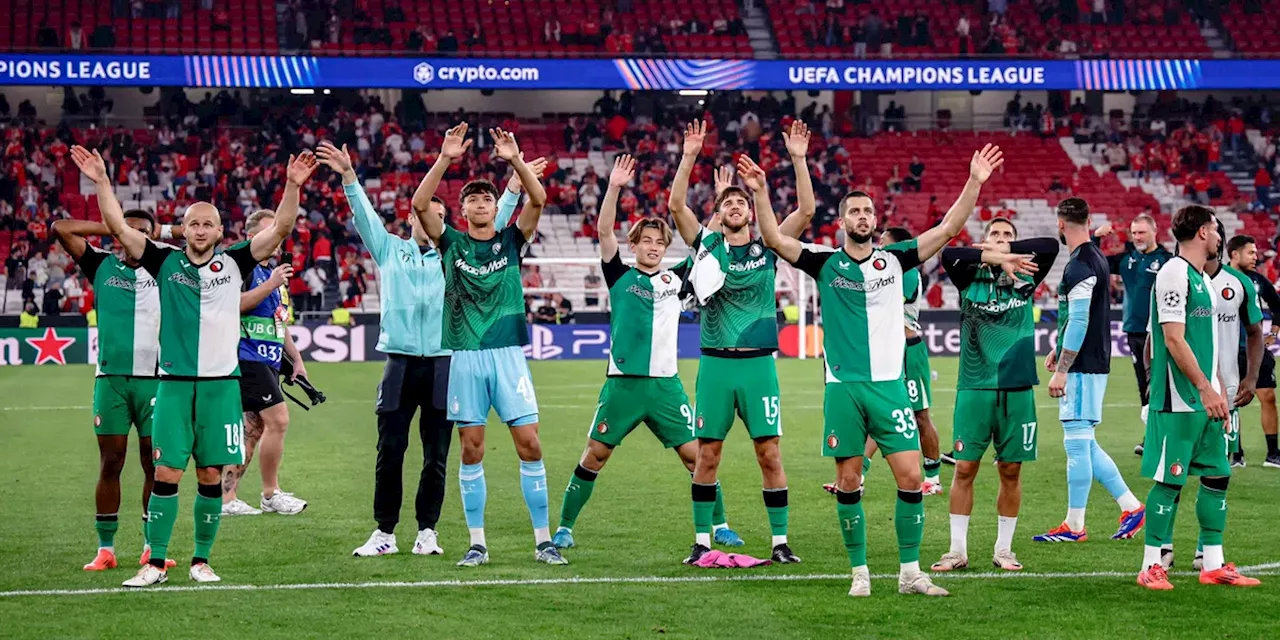 Feyenoord bijna vijftig miljoen euro in de Champions League