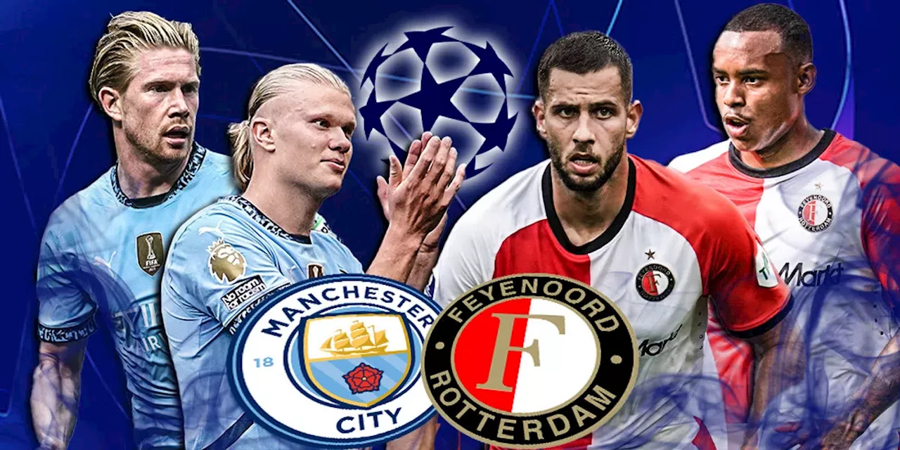 Feyenoord Deedt tegen Manchester City in UEFA Champions League