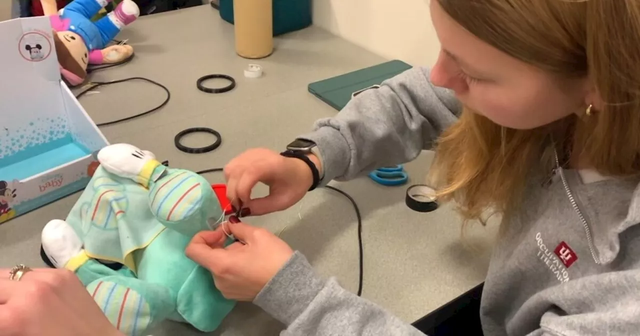 Indiana University of Indianapolis students create adaptive toys for kids with disabilities