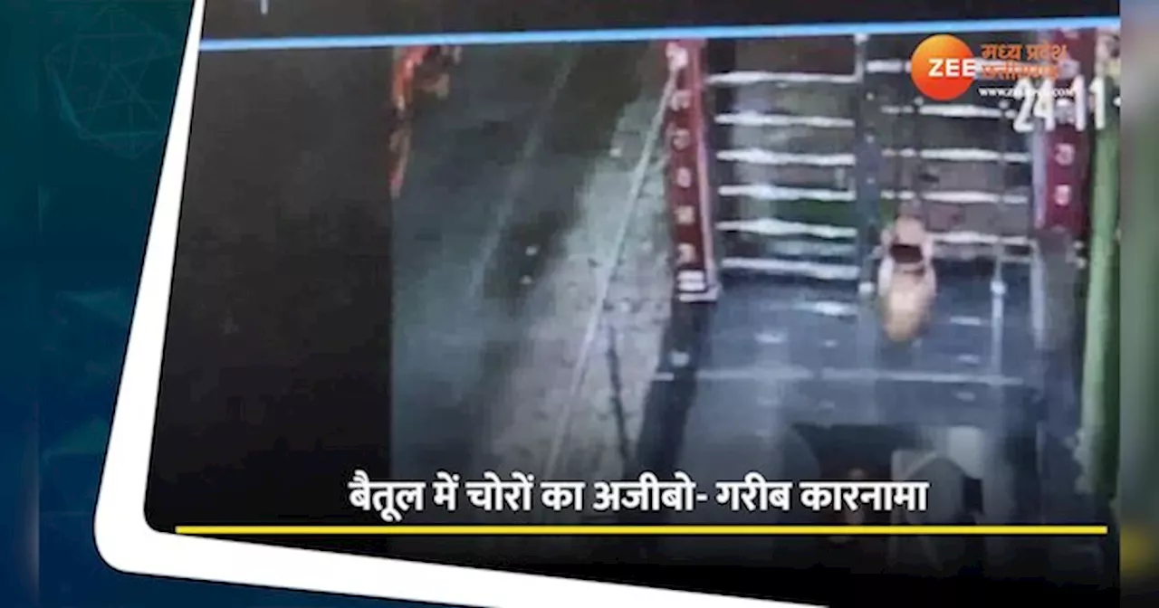 पहले भगवान से डरे; जोड़े हाथ, फिर मंदिर से उड़ाई नगदी, CCTV कैमरे में कैद हुई वारदात