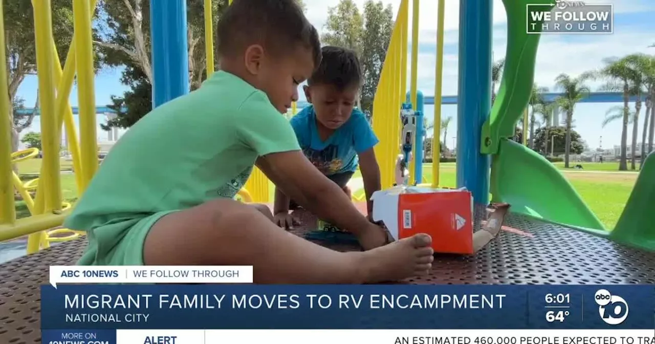 We Follow Through: Migrant family moves to RV encampment