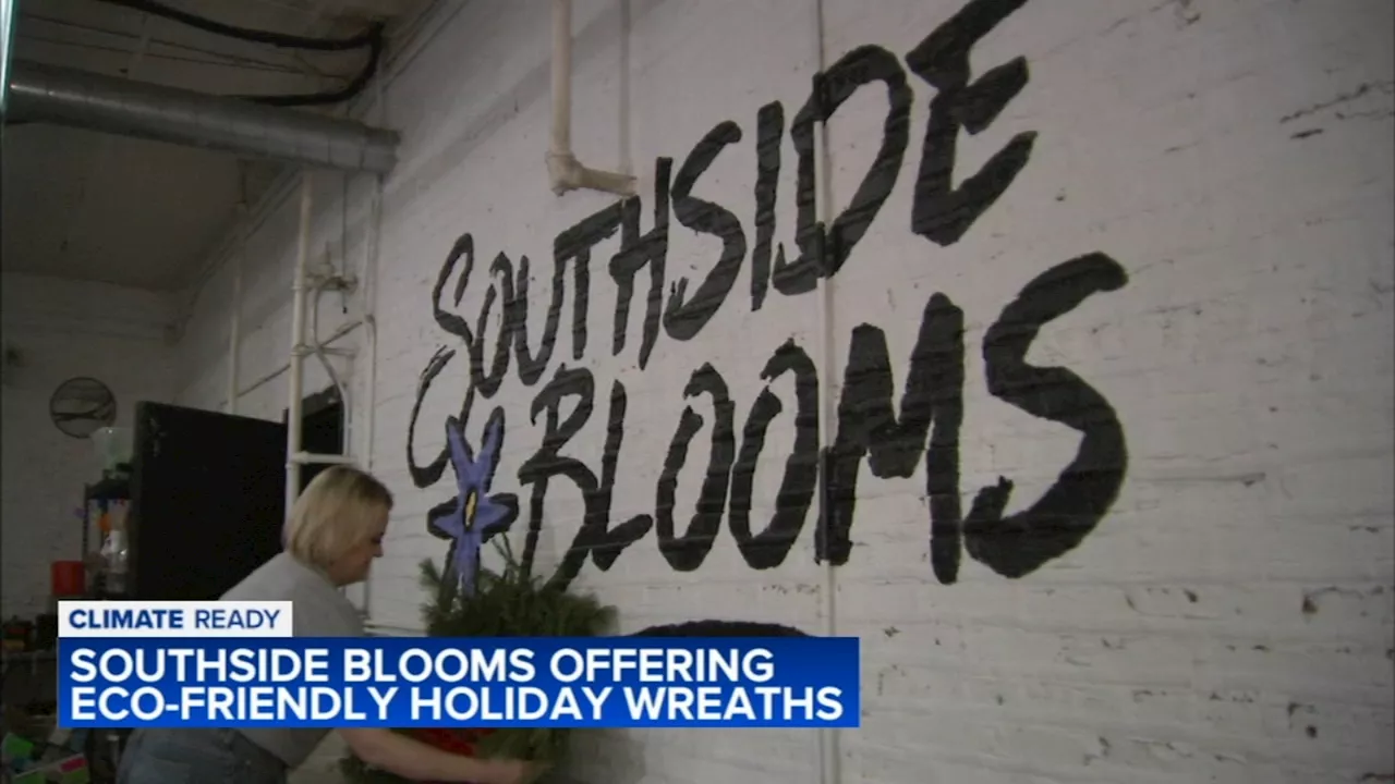 Christmas wreaths helping paint a better picture of Chicago's Englewood neighborhood