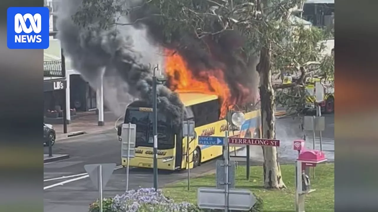 Fire and Rescue NSW Investigates Cause of School Bus Fire in Kiama