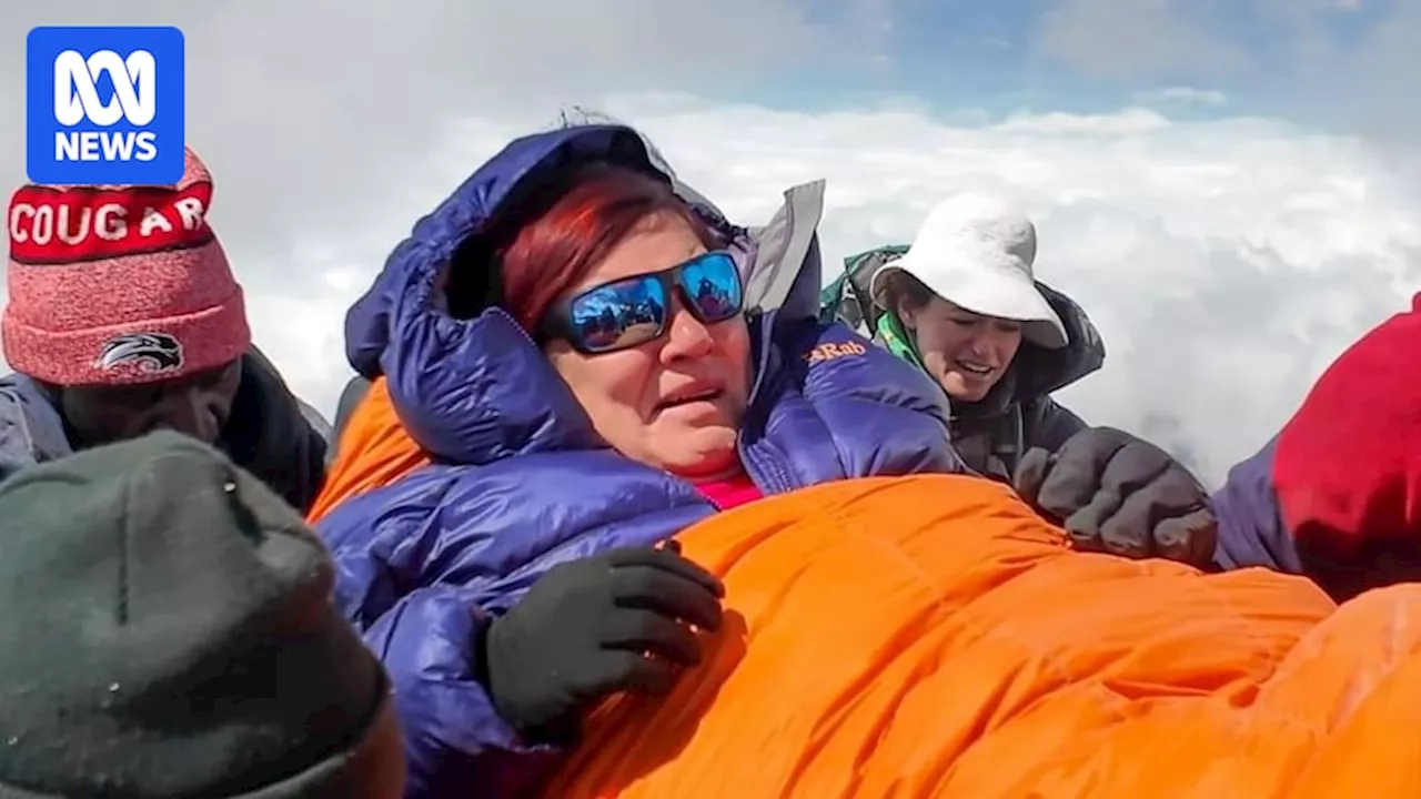 WA woman celebrates life-changing journey to Mount Kilimanjaro summit in all-terrain wheelchair