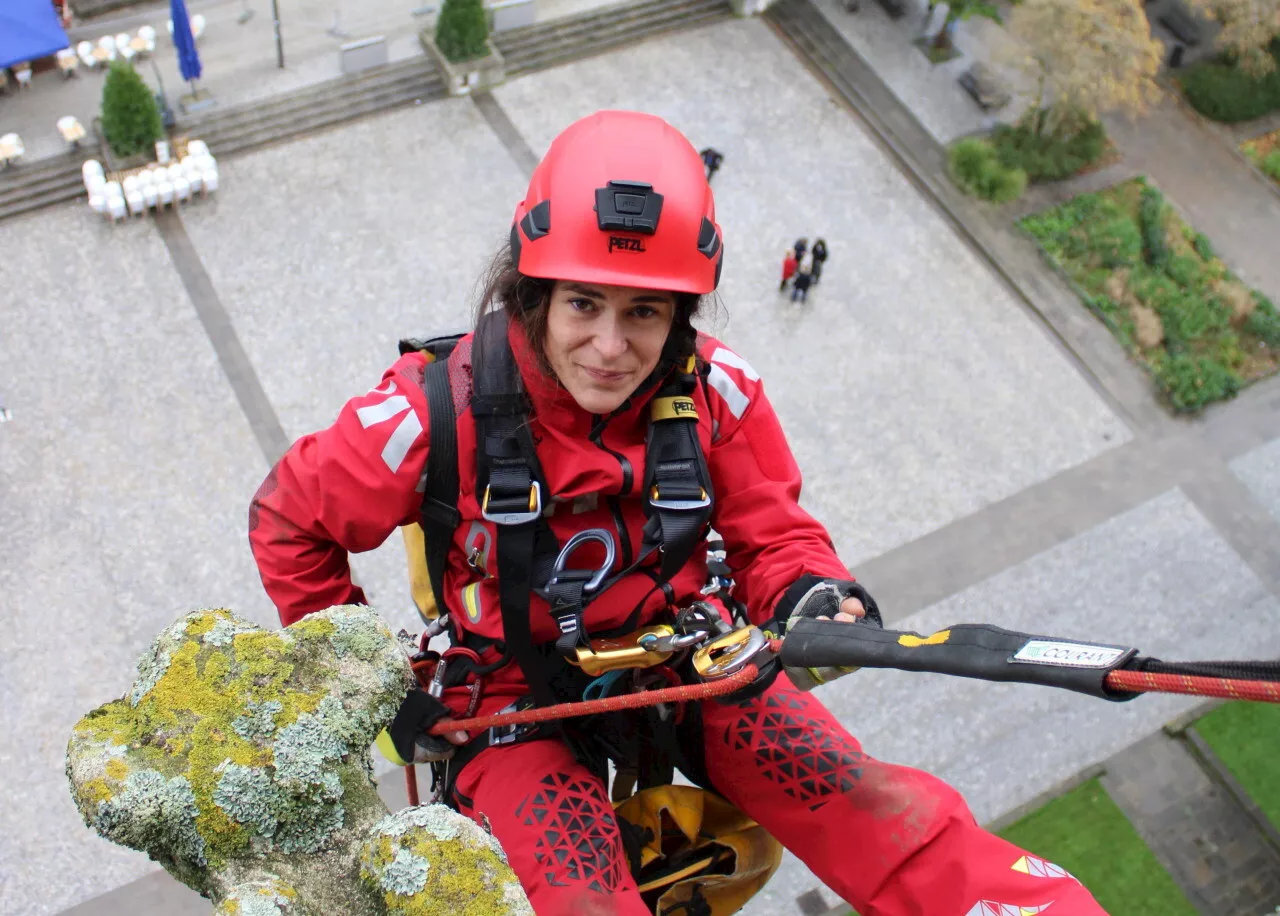 Téléthon à Quimper : les pompiers se lancent dans des animations très spectaculaires