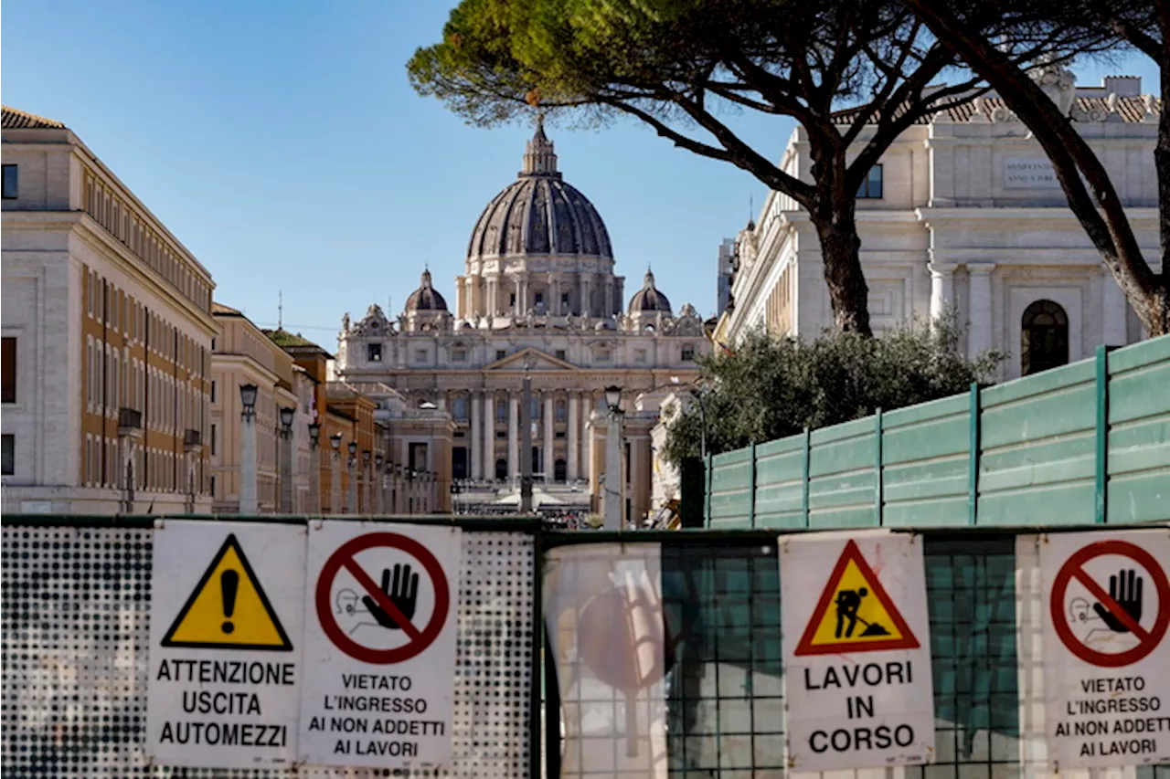 Lavori in corso a Roma in vista del Giubileo