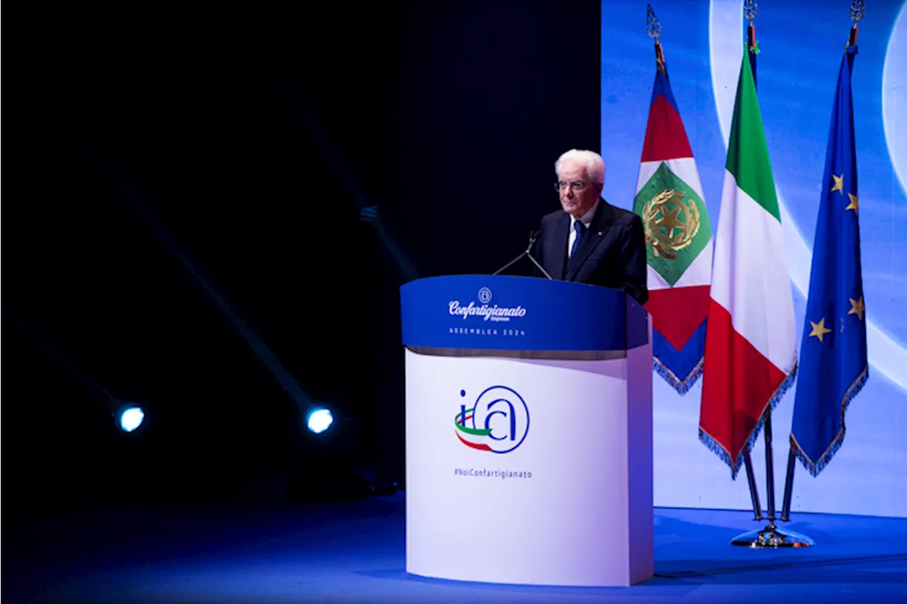 Sergio Mattarella all'Assemblea Generale di Confartigianato