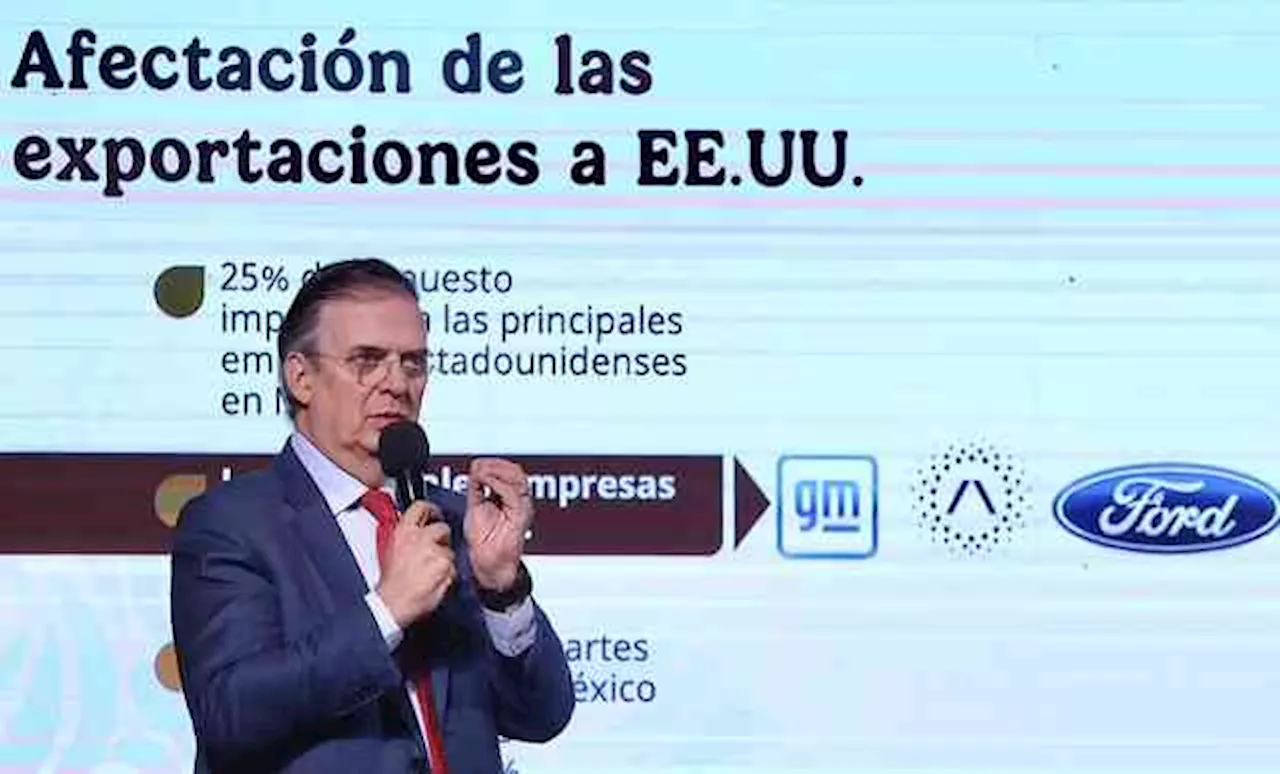 “Es un tiro en el pie”: Ebrard sobre amenaza de Trump de subir aranceles