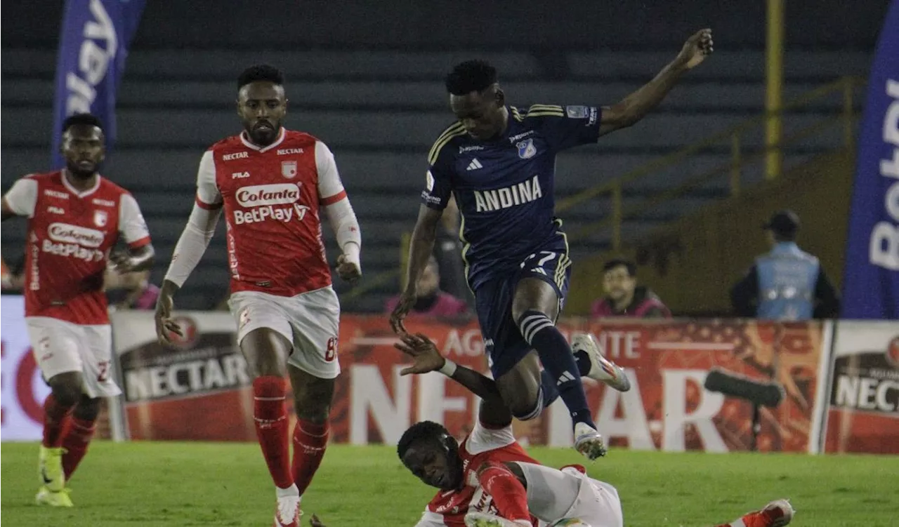 Santa Fe pierde ante Millonarios y Kevin Londoño deja el equipo