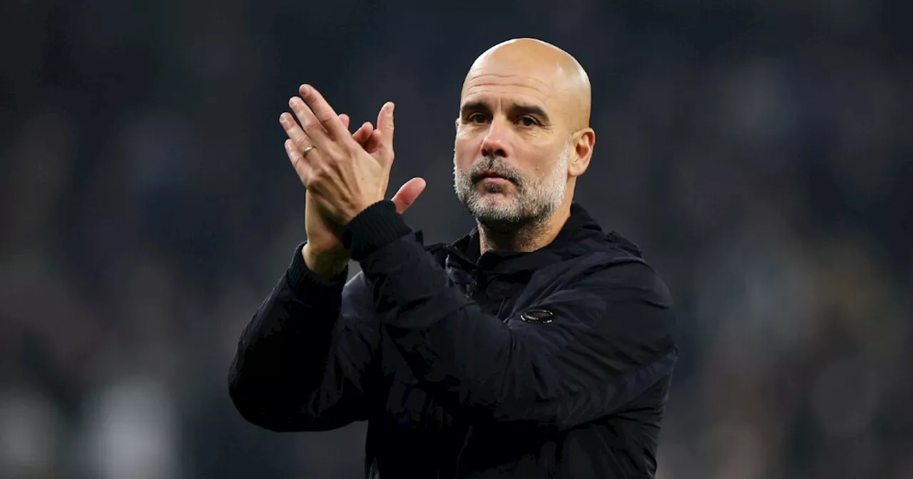 Pep Guardiola termina con la cara ARAÑADA tras empate del Manchester City vs Feyenoord