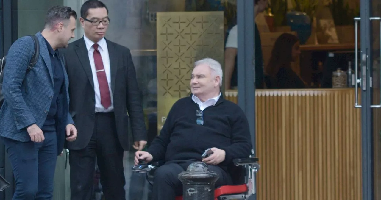 Eamonn Holmes seen in wheelchair after opening up on 'tough year'