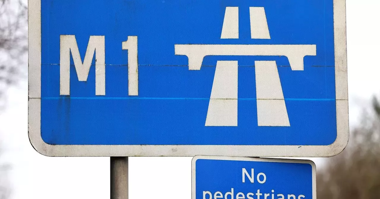 Live: Part of M1 closed by PSNI due to lorry fire