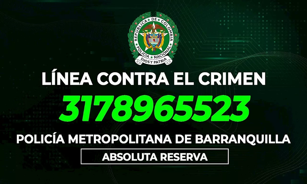 Un Grupo Especial de la Policía Trabajará en Barranquilla para Combatir la Criminalidad