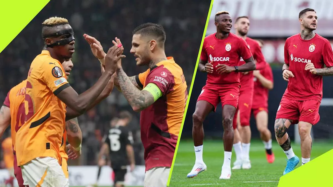 Galatasaray's Osimhen and Icardi Form Deadliest Partnership Until Icardi's Injury