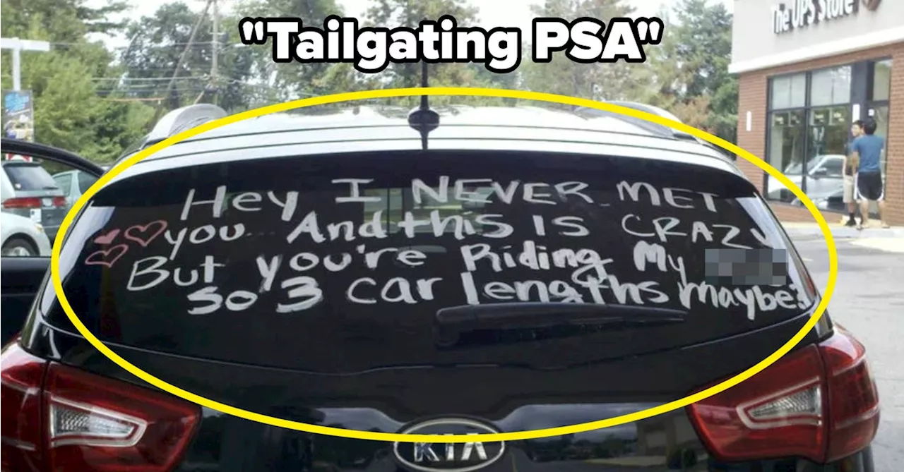 Pet Peeves: Tailgating, Loud Music, Untrained Dogs, and Noisy Restaurants