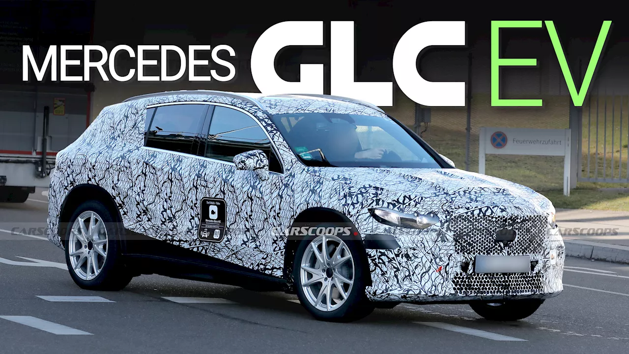 New Electric Mercedes GLC Shows More Skin Ahead of 2026 Launch