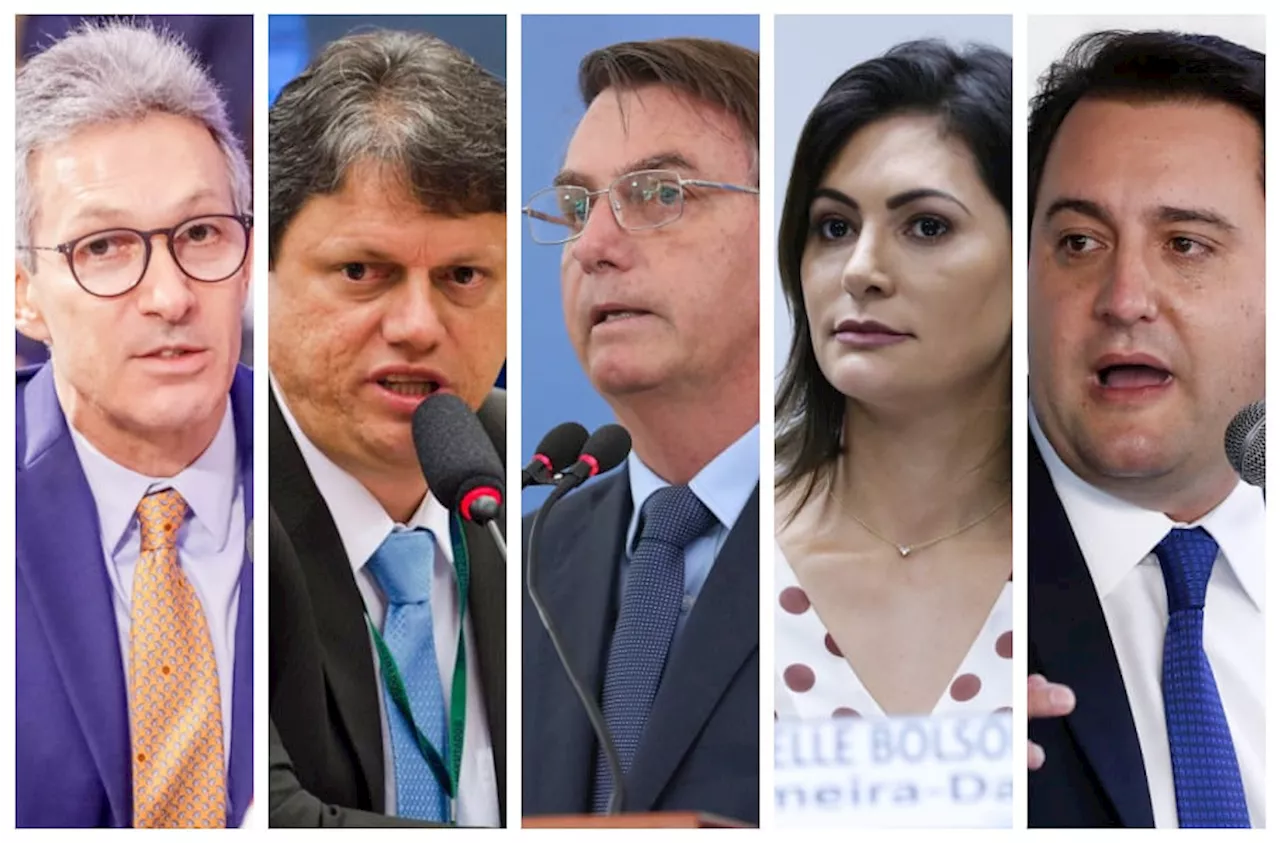 O desempenho de Bolsonaro, Michelle, Tarcísio, Ratinho e Zema em eventuais disputas contra Lula em 2026