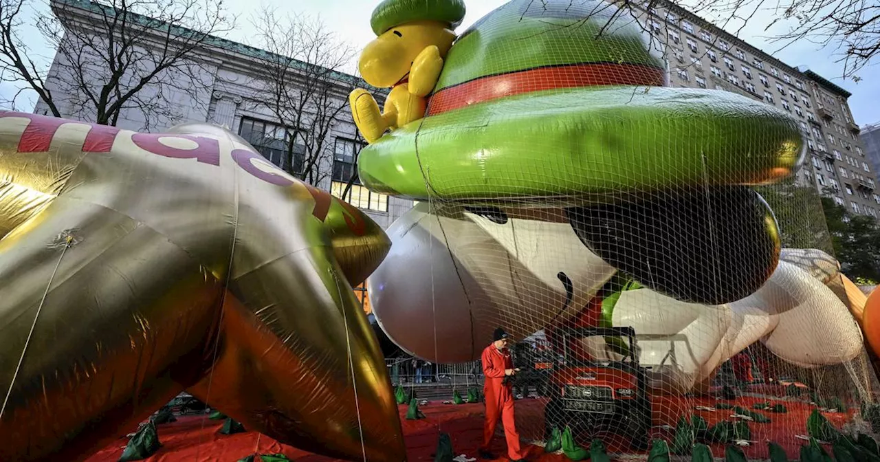 How to watch the balloon inflation for Macy's Thanksgiving Day Parade in NYC