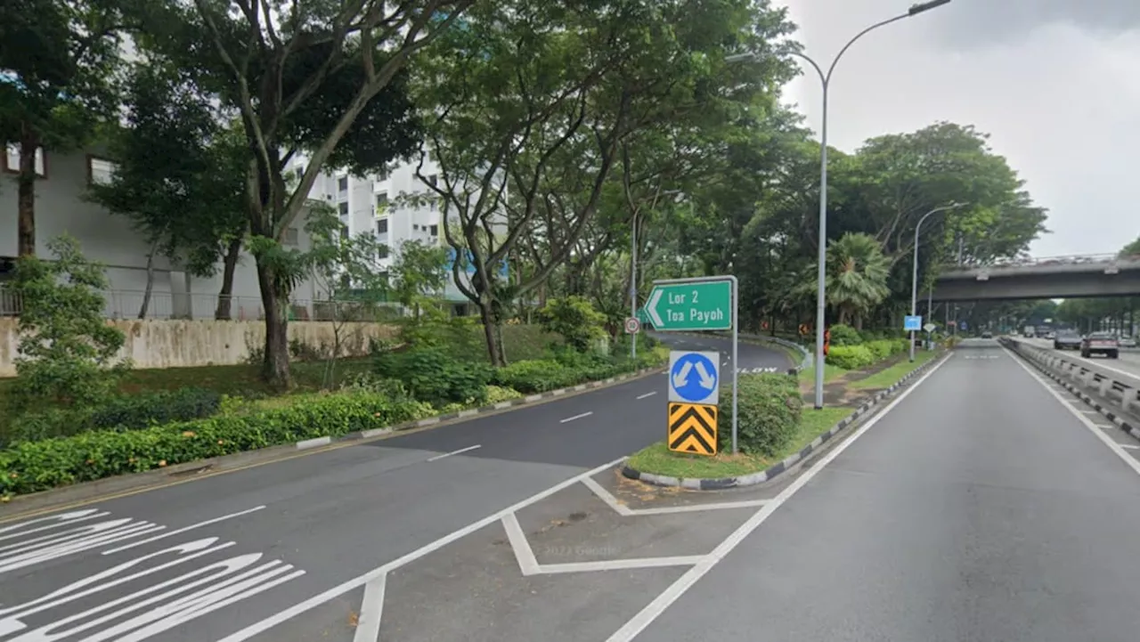 Motorcyclist dies after accident along PIE; Tower Transit bus driver arrested