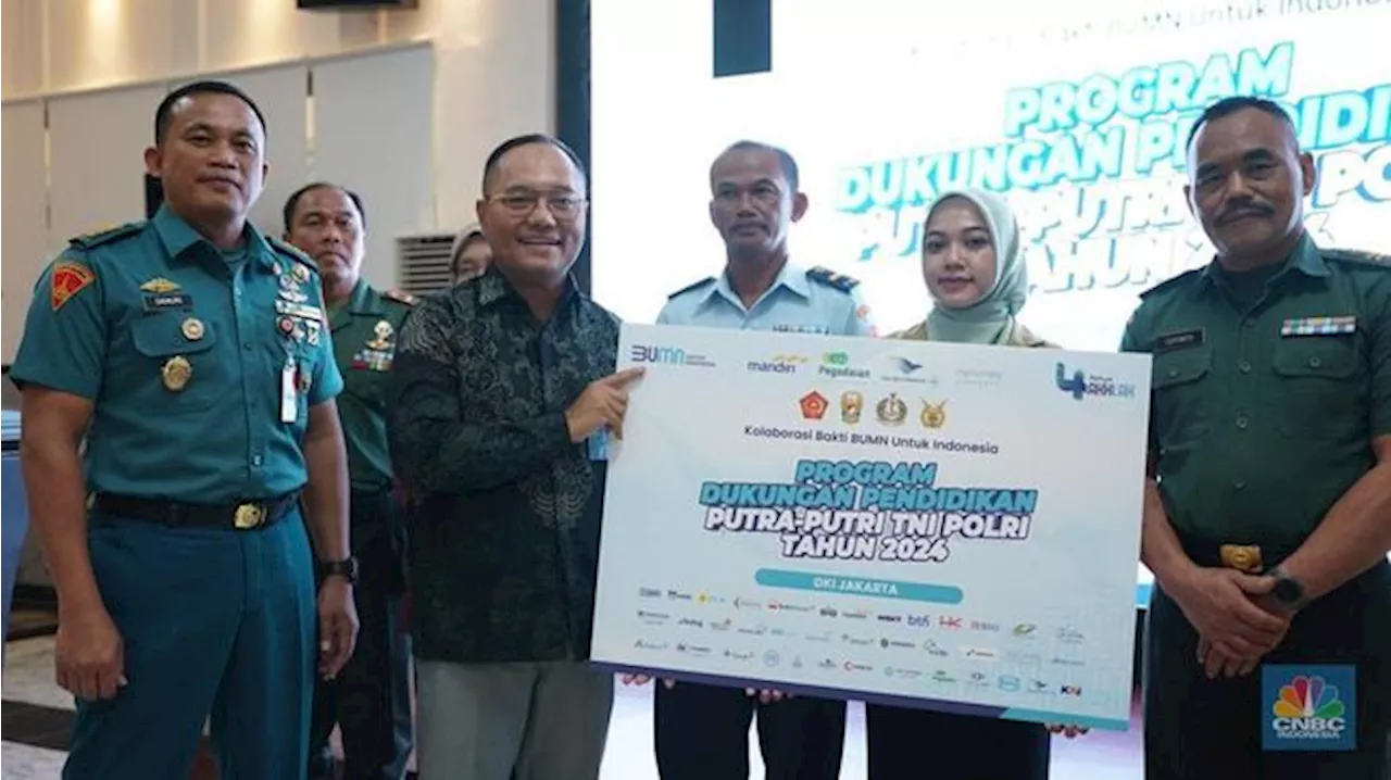 Bank Mandiri Salurkan Bantuan Biaya Kuliah ke Keluarga TNI & Polri