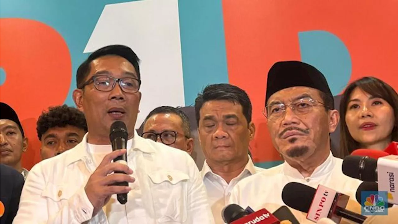 Kalah Versi Quick Count, RK Bicara Potensi Pilkada Jakarta 2 Putaran