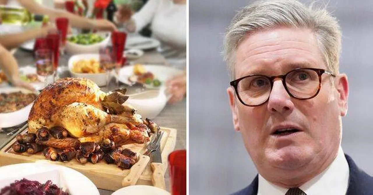 Christmas dinner costs soar above £50 as Labour blamed for 'economic mess'