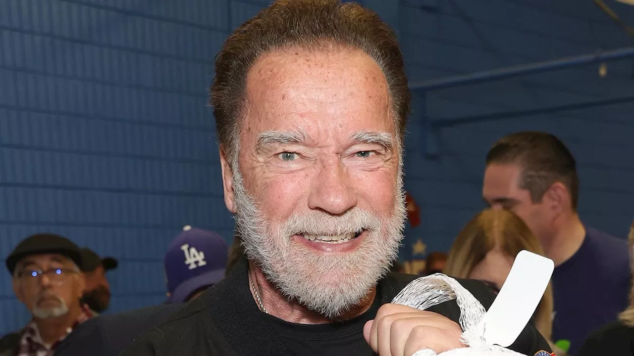 Arnold Schwarzenegger Distributes Turkeys, Emphasizes Importance of Giving Back