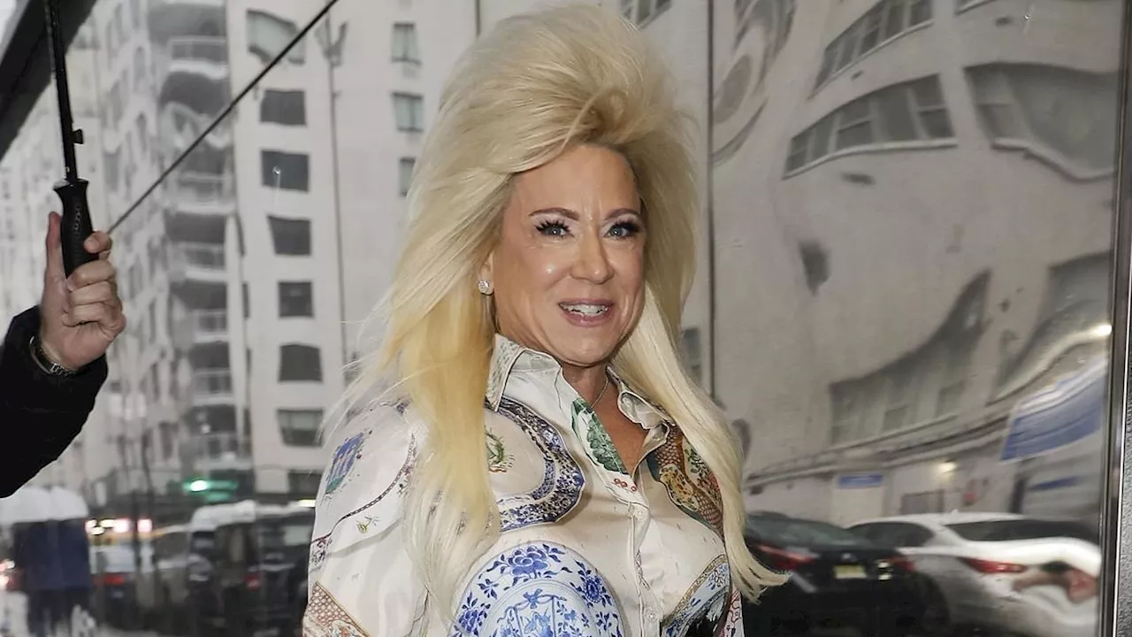 Long Island Medium Star Theresa Caputo Reaffirms Her Signature Look in New York City