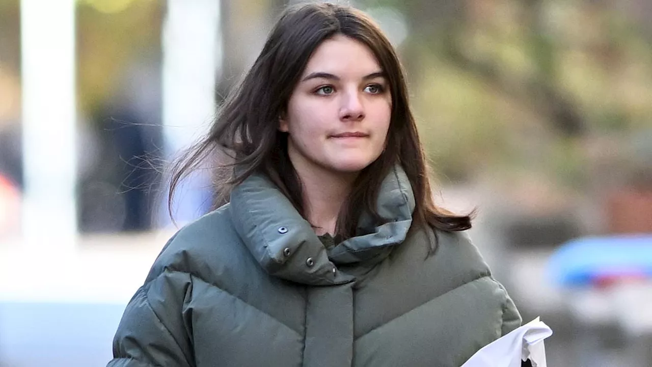 Suri Cruise Spotted Enjoying Coffee Run in Brooklyn Before Thanksgiving