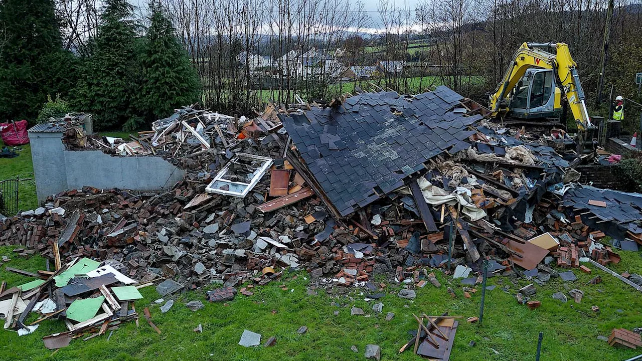 House in South Wales Ripped Apart by Storm Bert