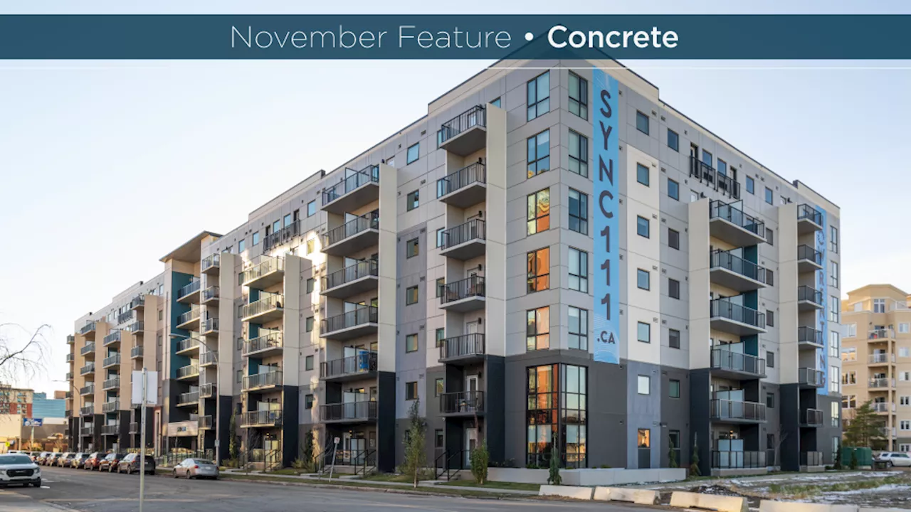 Edmonton apartment building SYNC111 named precast concrete project of the month