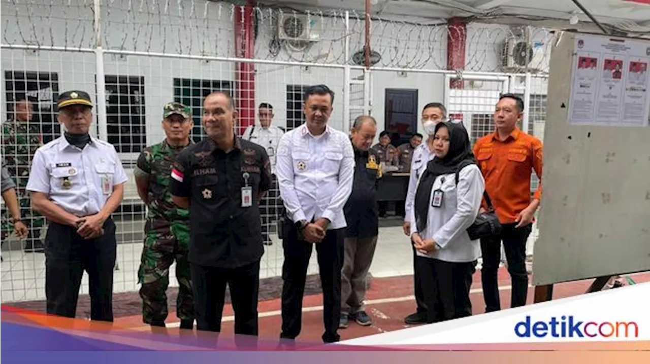 1.240 Warga Binaan Nyoblos di Rutan Palembang, Tersedia 3 TPS