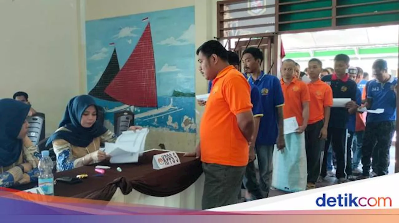 453 Warga Binaan di Lapas Polewali Nyoblos, Diberi Cokelat Agar Antusias Memilih