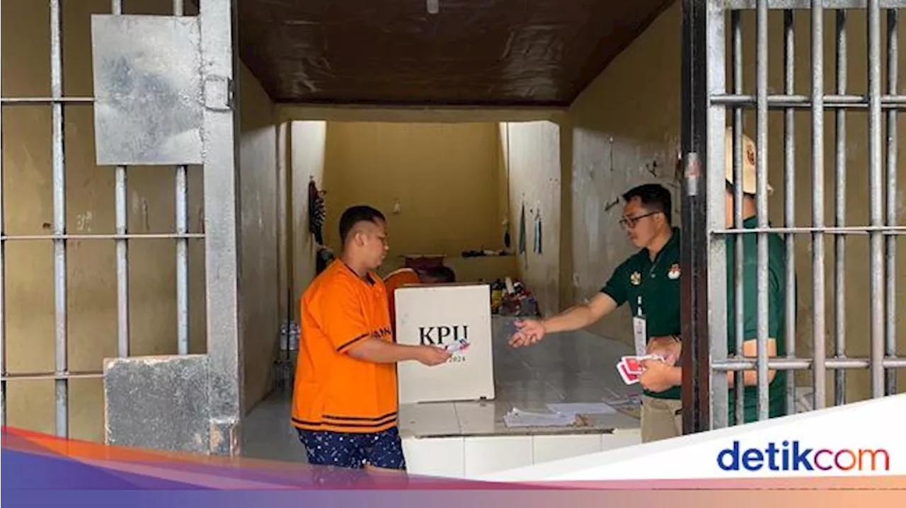 75 Tahanan Polresta Bandar Lampung Nyoblos dari Balik Sel untuk Pilkada 2024