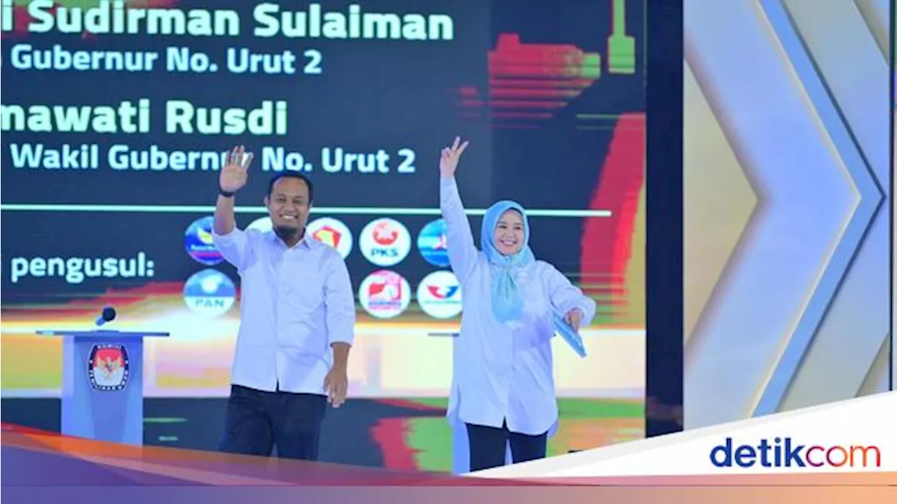 Andi Sudirman Sulaiman-Fatma Unggul 76% di Hitung Cepat Pilkada Sulsel