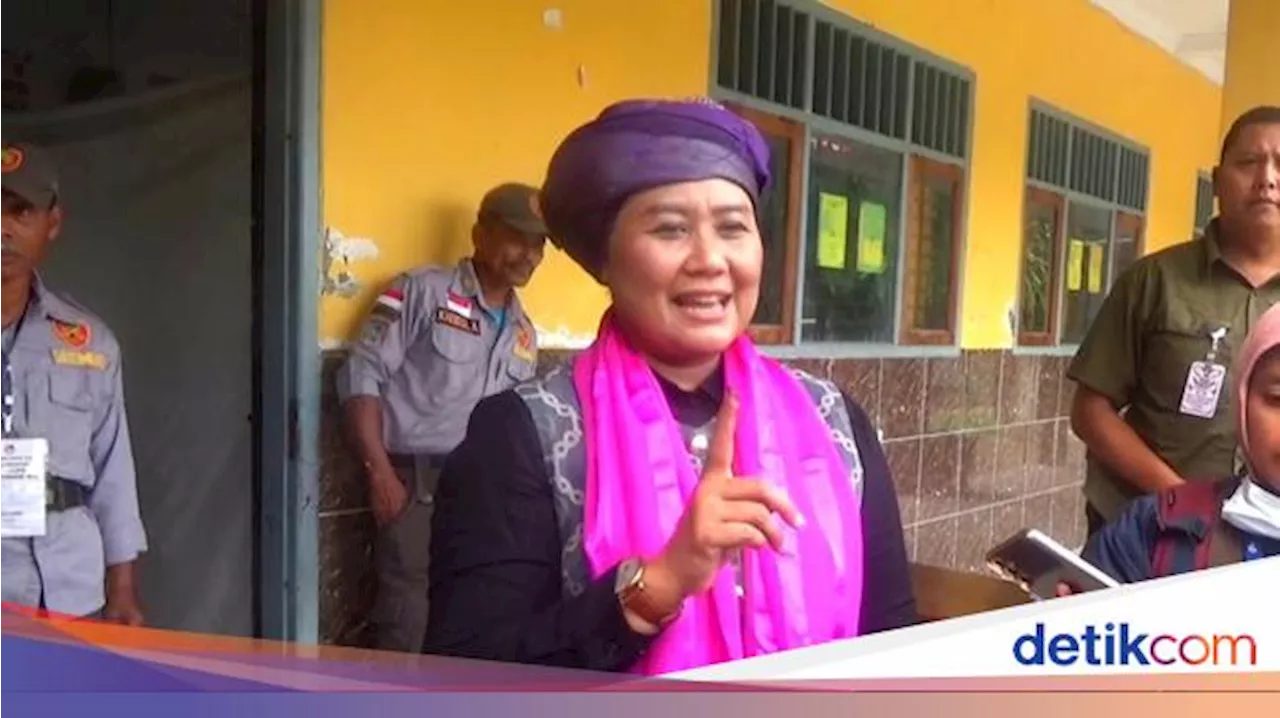 Cagub Jatim Luluk Menang Tebal di TPS Tempatnya Nyoblos