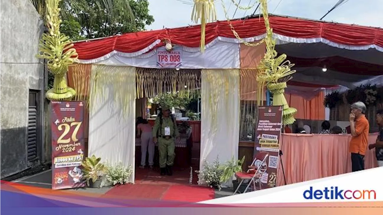 Pakai Konsep Hajatan, Begini Suasana TPS Andika Perkasa-Hendi di Semarang