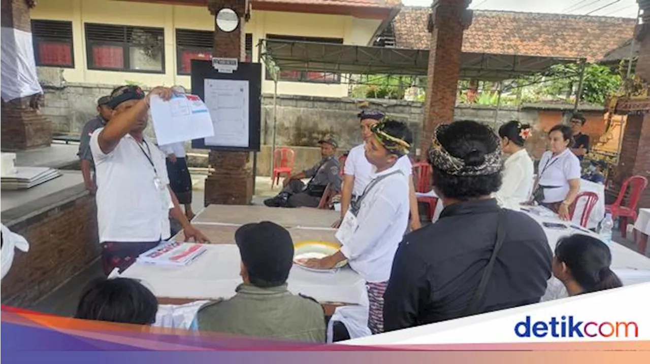 Tiga Cabup Klungkung Menang di TPS Masing-masing, Satriya Unggul Sementara