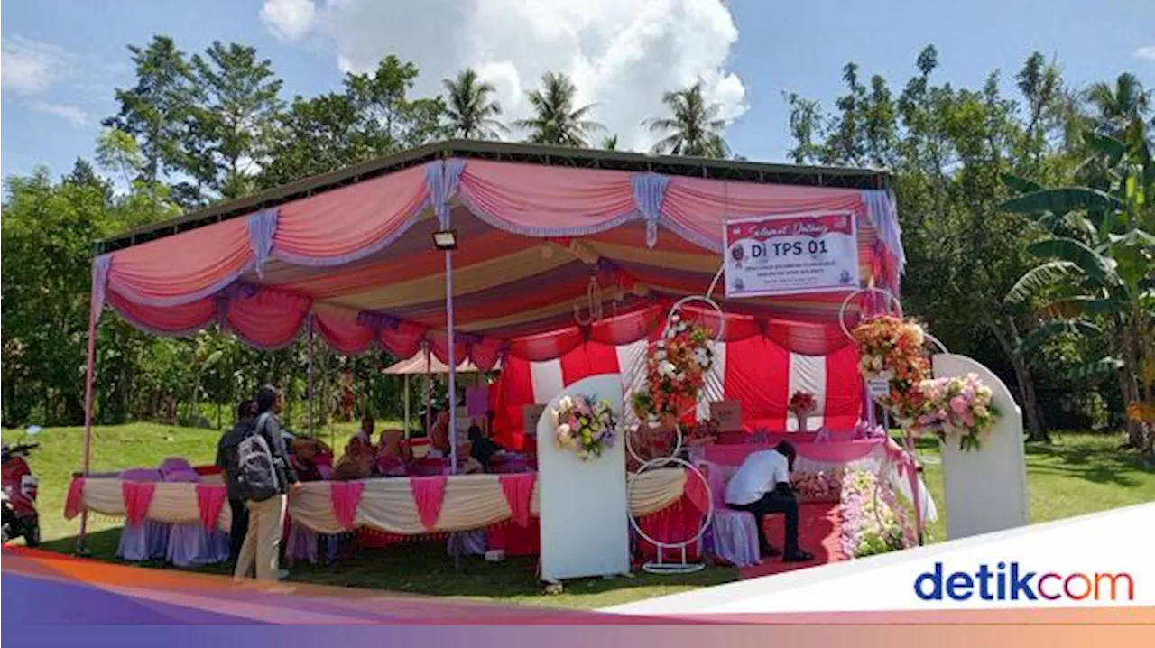 TPS di Bone Bolango Gorontalo Pakai Konsep Pengantin untuk Tarik Pemilih