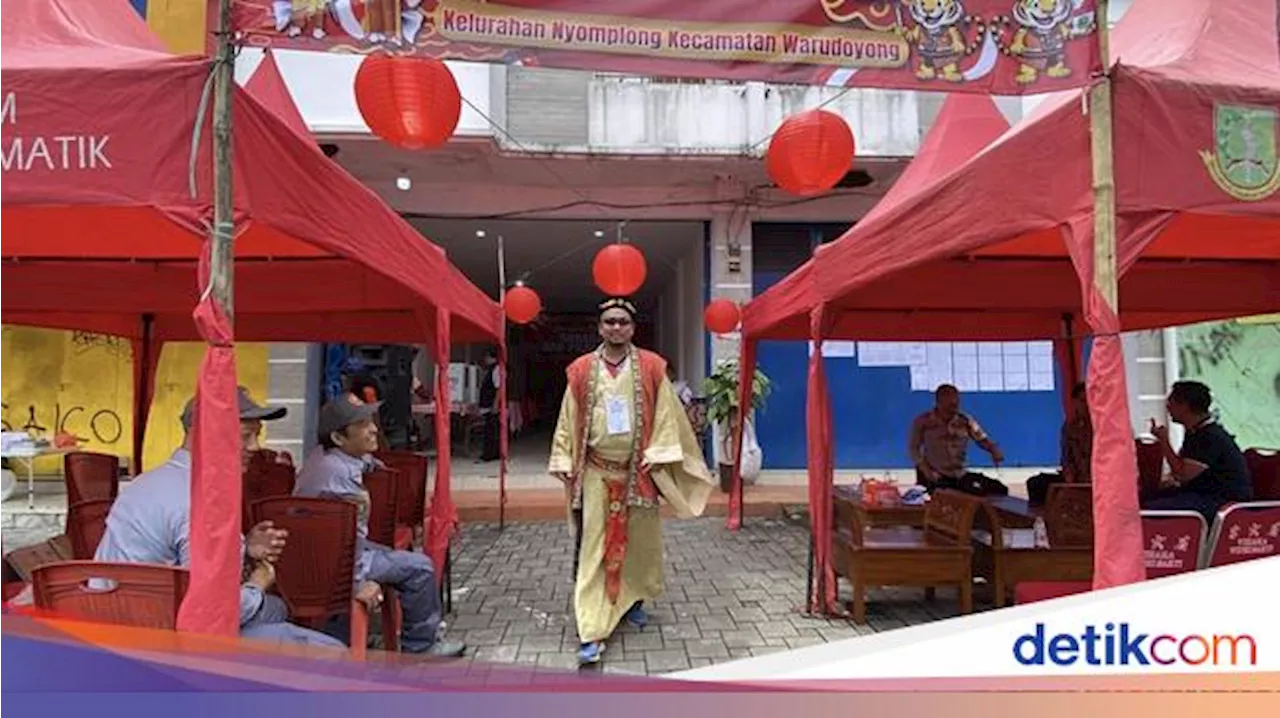 Unik! TPS di Odeon Kampung Naga Sukabumi Bernuansa Tionghoa