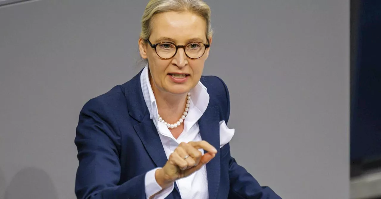 Alice Weidel schreibt jetzt in der Schweizer „Weltwoche“