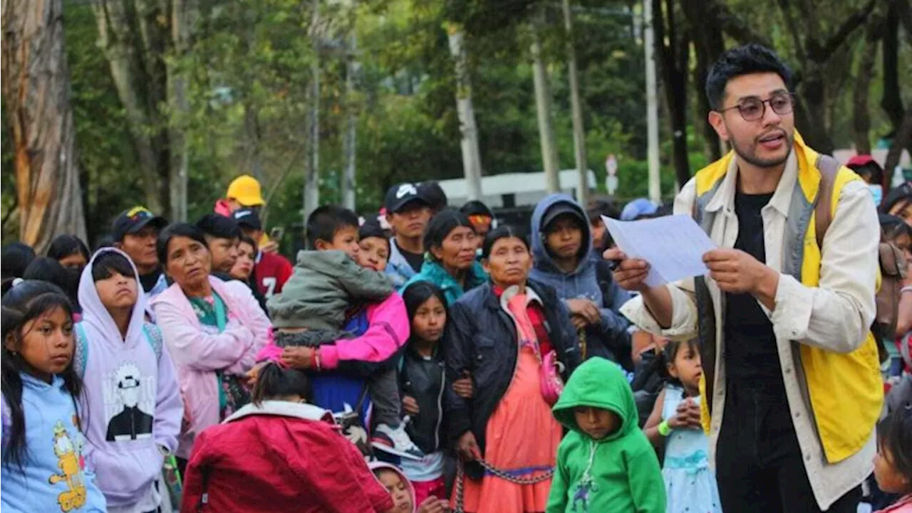 Asumir alojamiento de indigenas Emberá en Bogotá pide Distrito a Gobierno