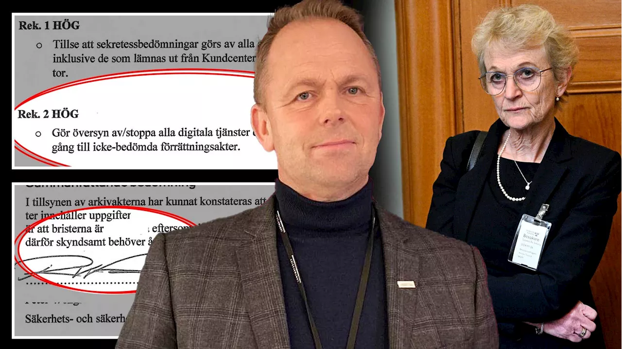 Susanne Ås Sivborg: När fick du veta att det fanns hemliga uppgifter i det öppna arkivet?