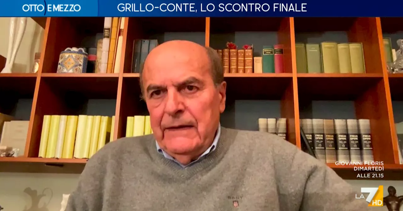 Bersani alla La7: Grillo ha già perso, Conte non è una soluzione