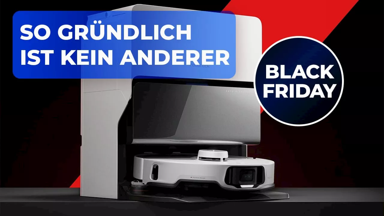 Black Friday Wahnsinn: Weltbester Saugroboter Roborock S8 MaxV Ultra jetzt mit 500 Euro Rabatt bei Amazon