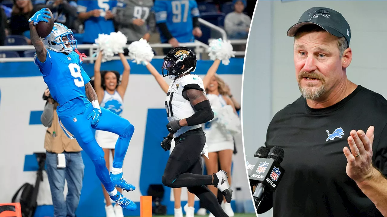 Lions coach Dan Campbell appears to shade NFL after Jameson Williams gets fined over touchdown celebration